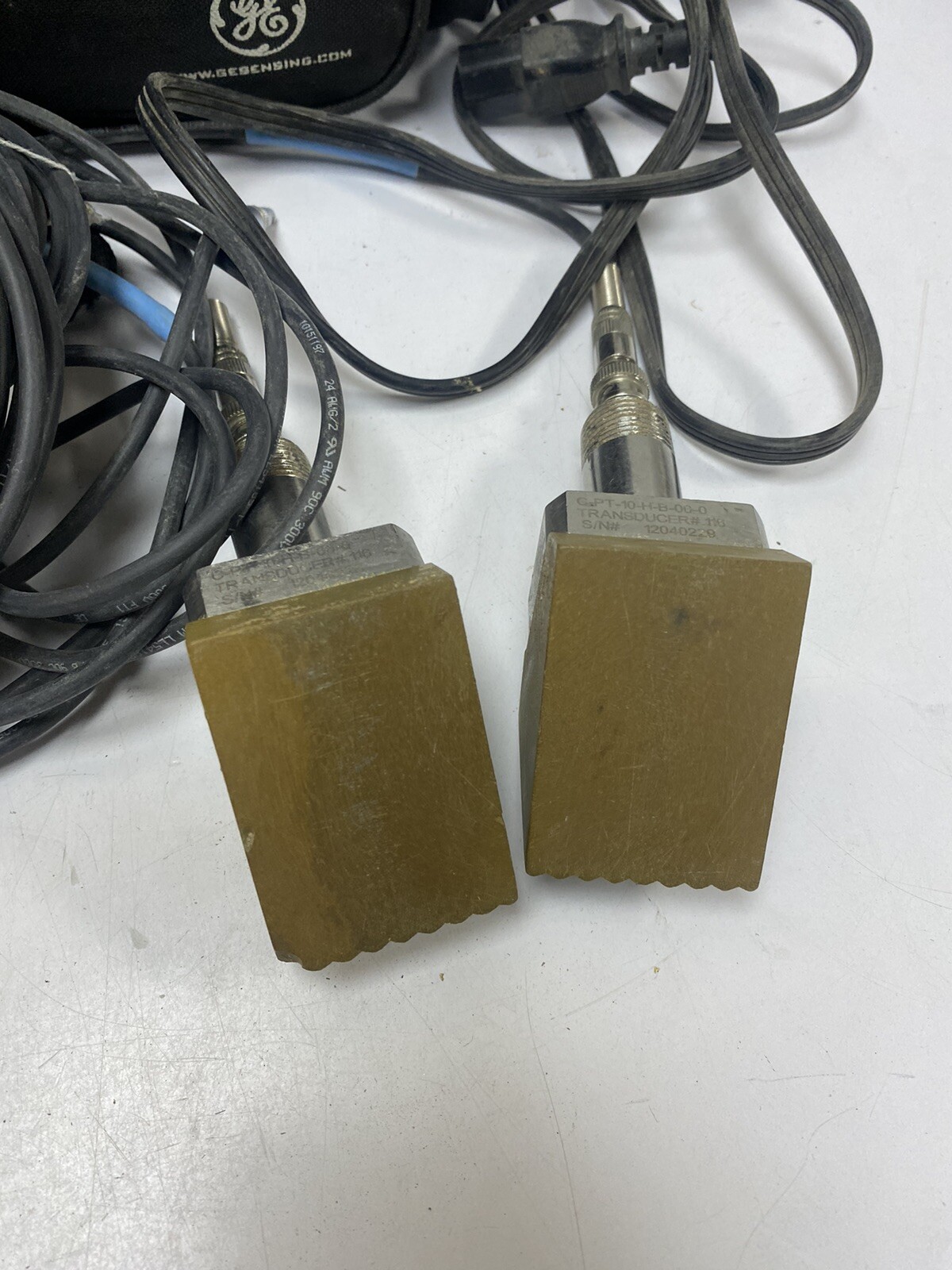 GE Panametrics TransPort PT878-01 With C-PT-10-H-B-00-0, Transducer Pair , Bag