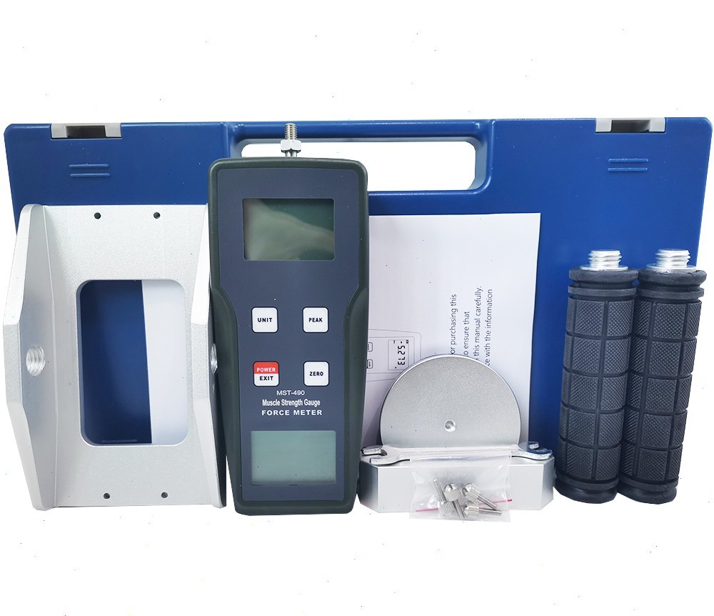 Digital Muscle Strength Tester Gauge with Accuracy±0.5%FS ±1Digit LCD Backlight