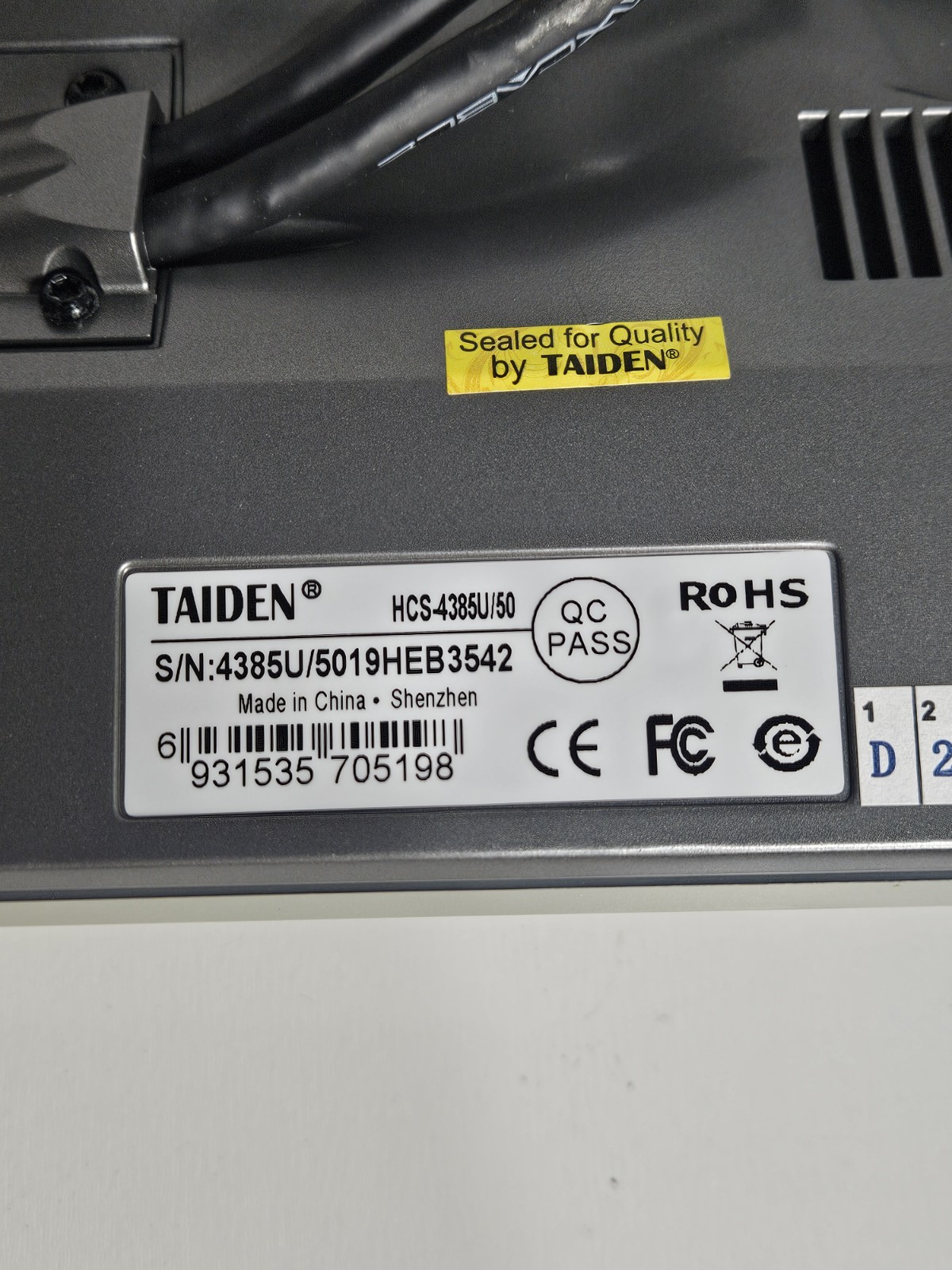 TAIDEN HCS-4385U/50 Audio Conferencing 64Ch Language Microphone Console