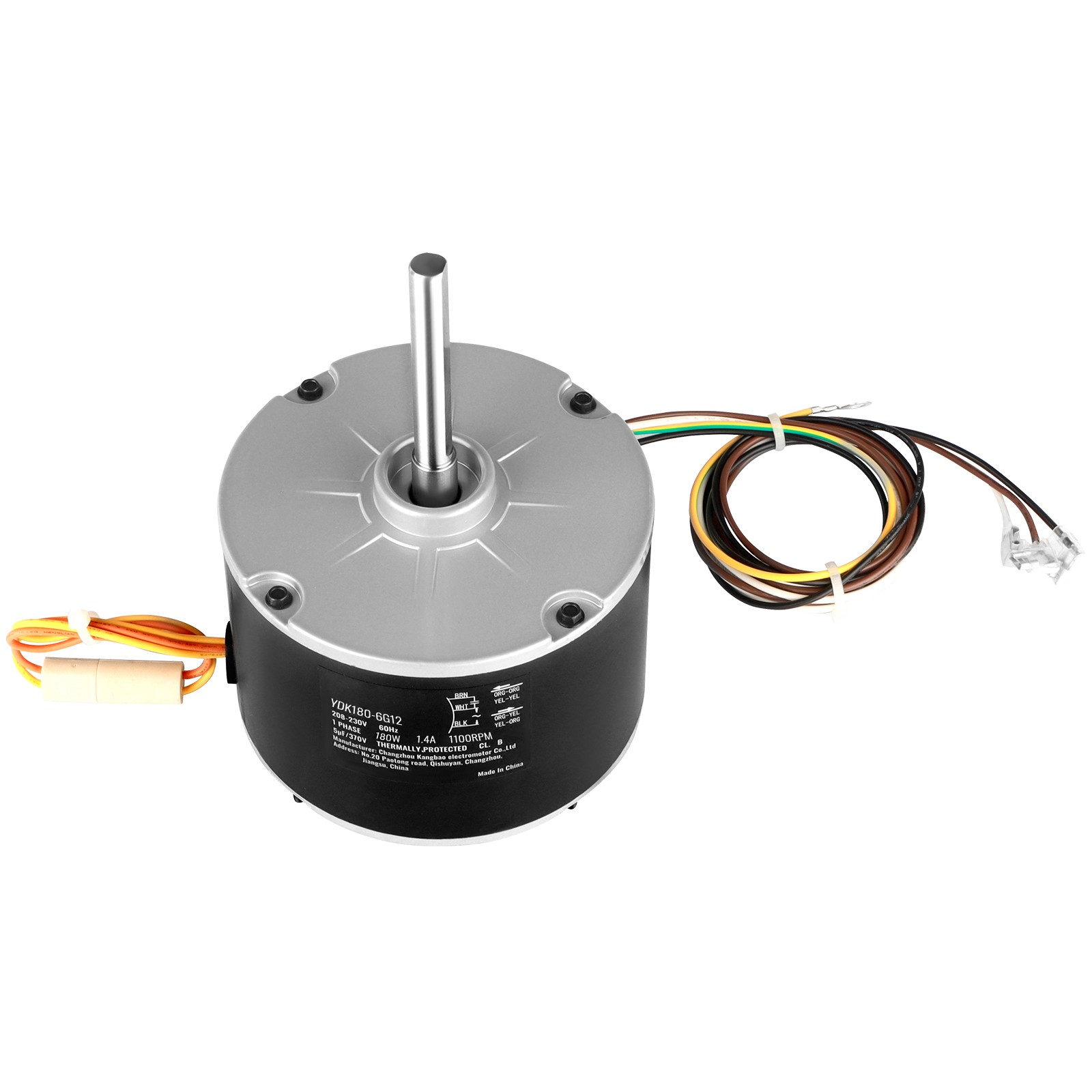 Uimoso Condenser Fan Motor 1/4HP 1100RPM 208-230V Replacement Unit