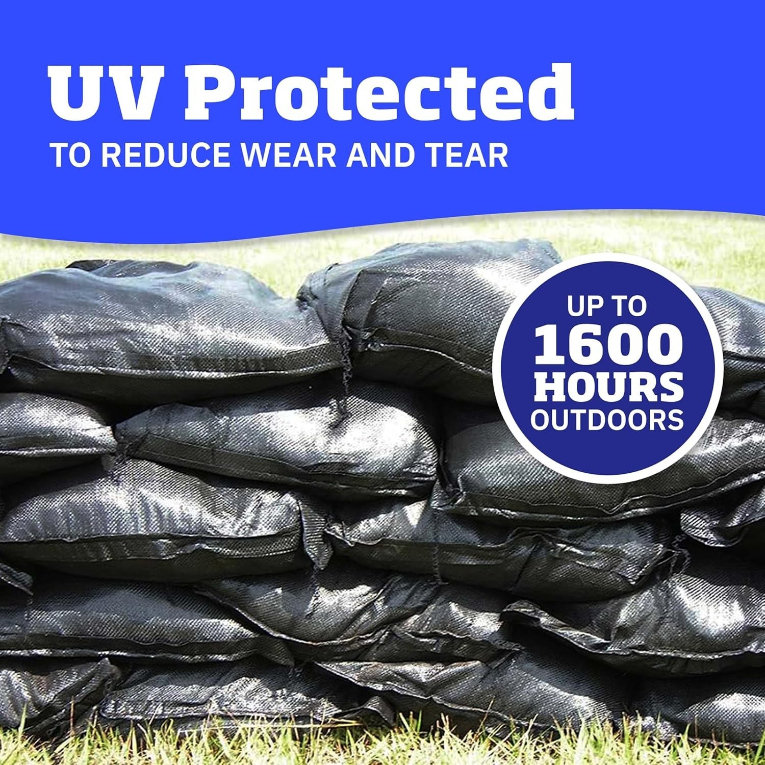 Heavy Duty Sand Bags with Tie Strings Empty Woven Polypropylene Sand-Bags for Fl