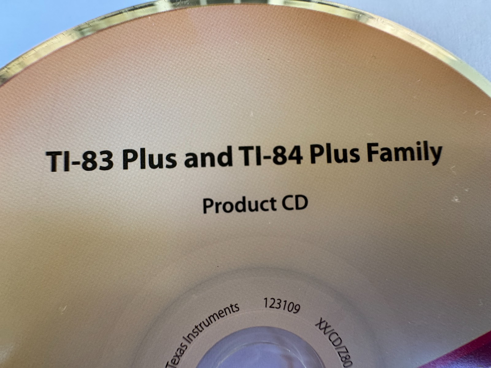 CD Texas Instruments TI–83 Plus and TI-84 Plus Family PC Mac 2010 Mint Conditio