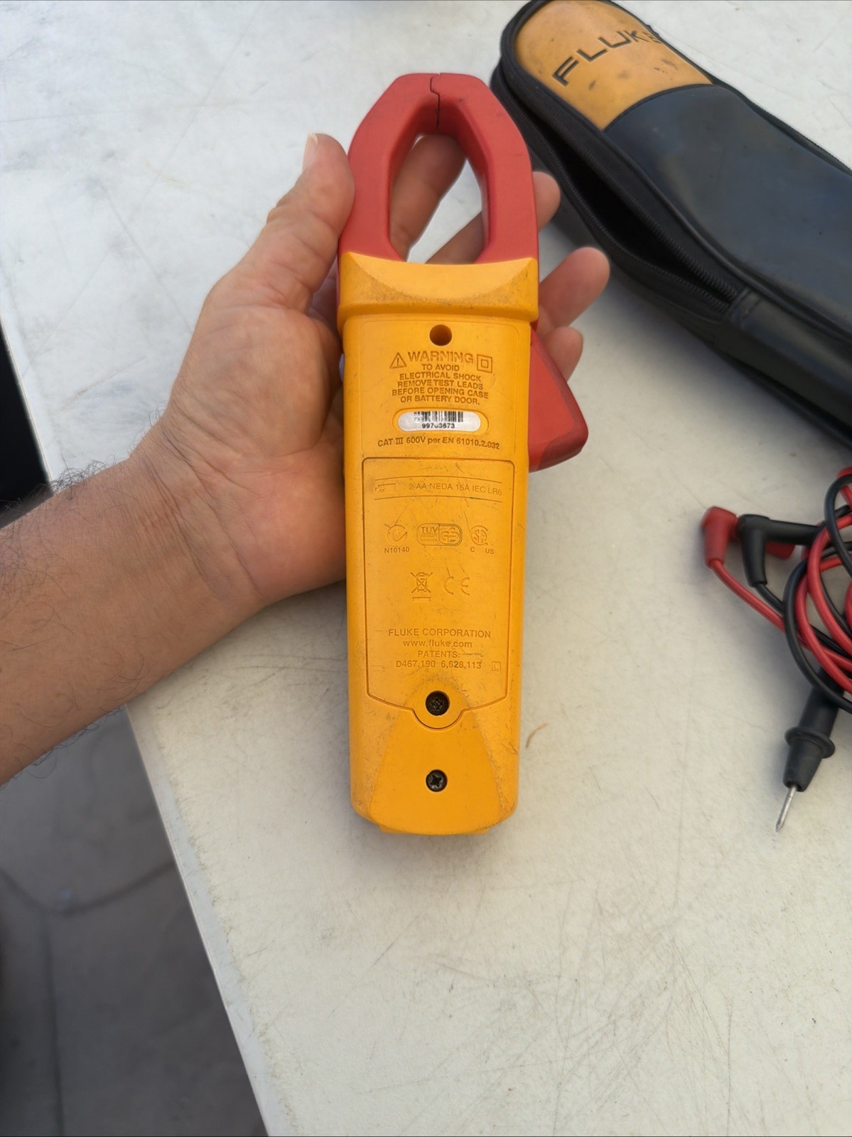 FLUKE 337 TRUE RMS CLAMP METER – With Leads And Case 🔥