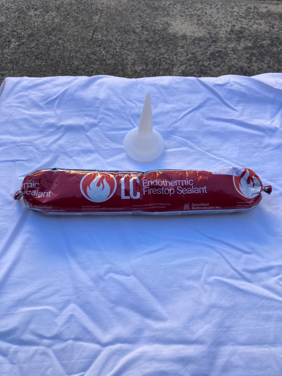 SpecSeal LC Endothermic Firestop Sealant 20 oz.LC120 – Lot of 12 Sausage Tubes