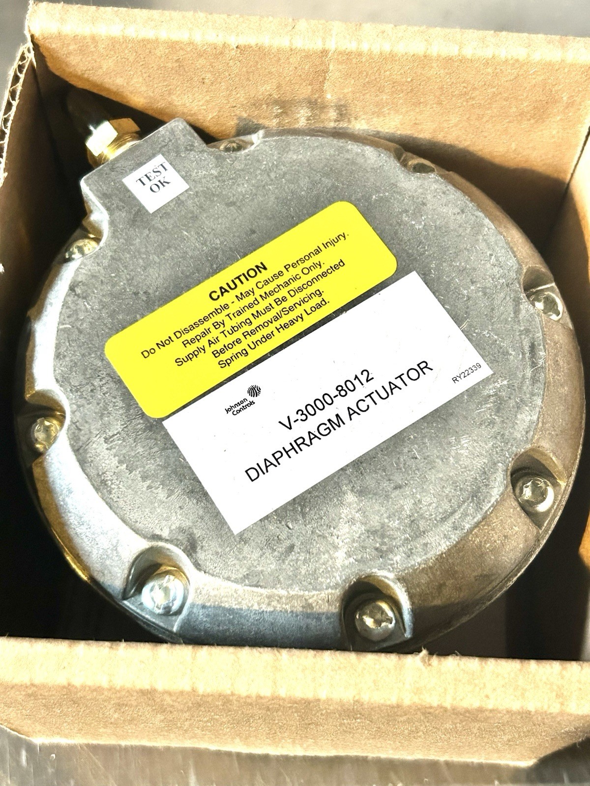 Johnson Controls V-3000-8012 Pneumatic Diaphragm Valve Actuator NEW