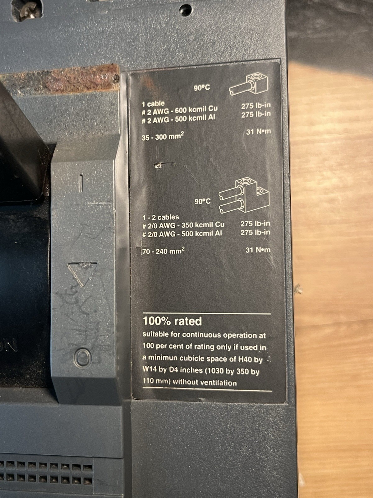 Merlin Gerin 3 Pole 400 Amp Compact NSJ400N Circuit Breaker 3P 400A 600V STR23SP