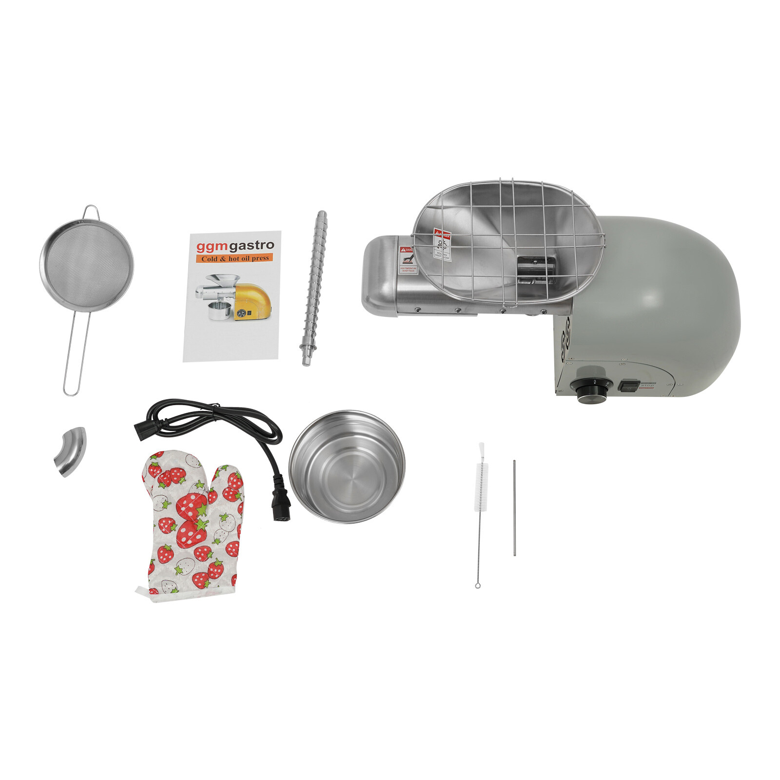 Tabletop Electric Peanut Sesame Oil Extraction Machine Oil Press Machine 1250W