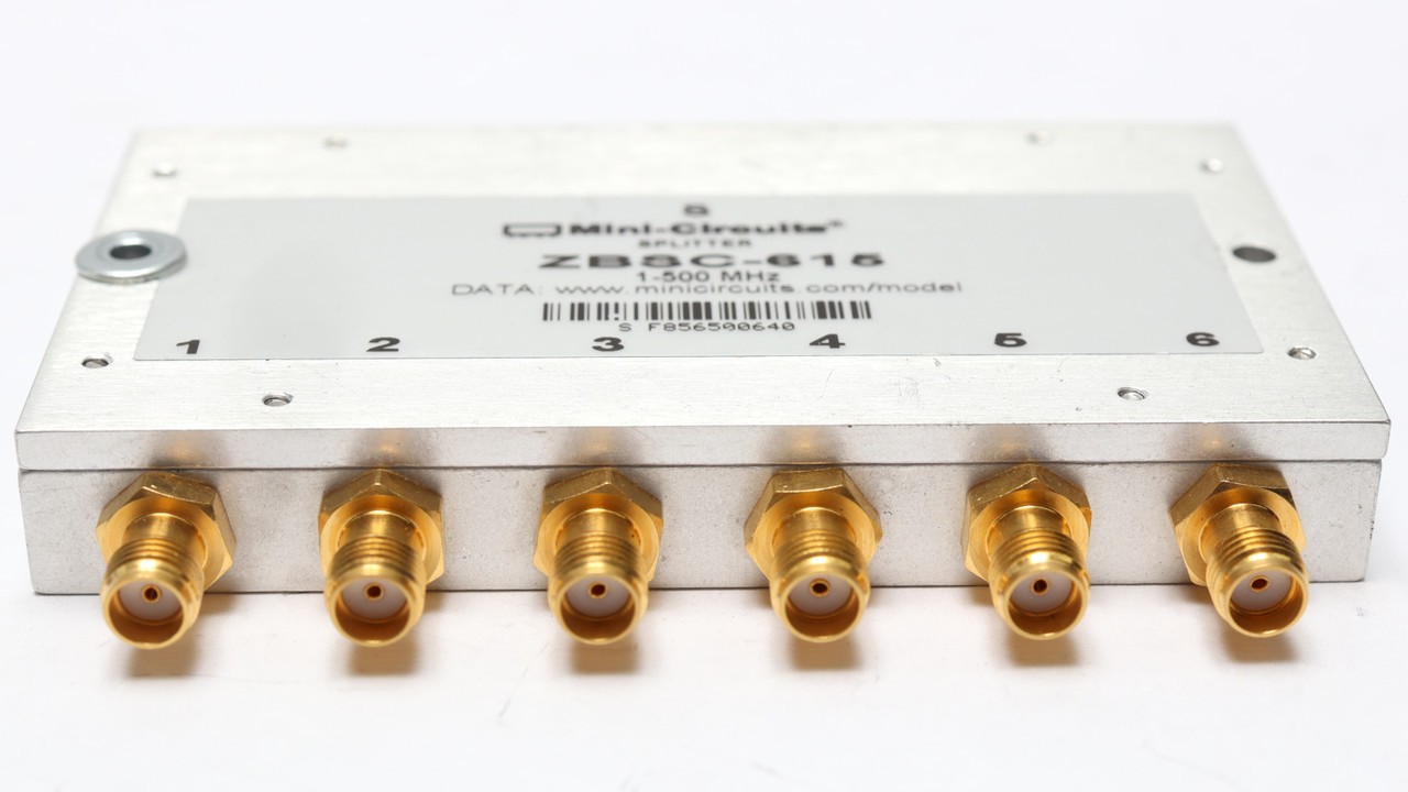 Mini-Circuits ZBSC-615 6 Ways Power Splitter, 1 – 500 MHz