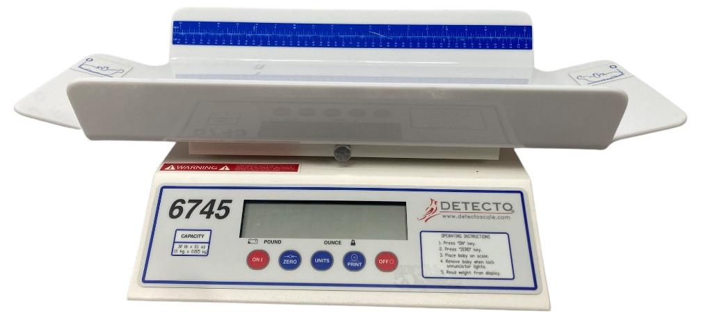 CARDINAL DETECTO 6745 DIGITAL BABY SCALE @