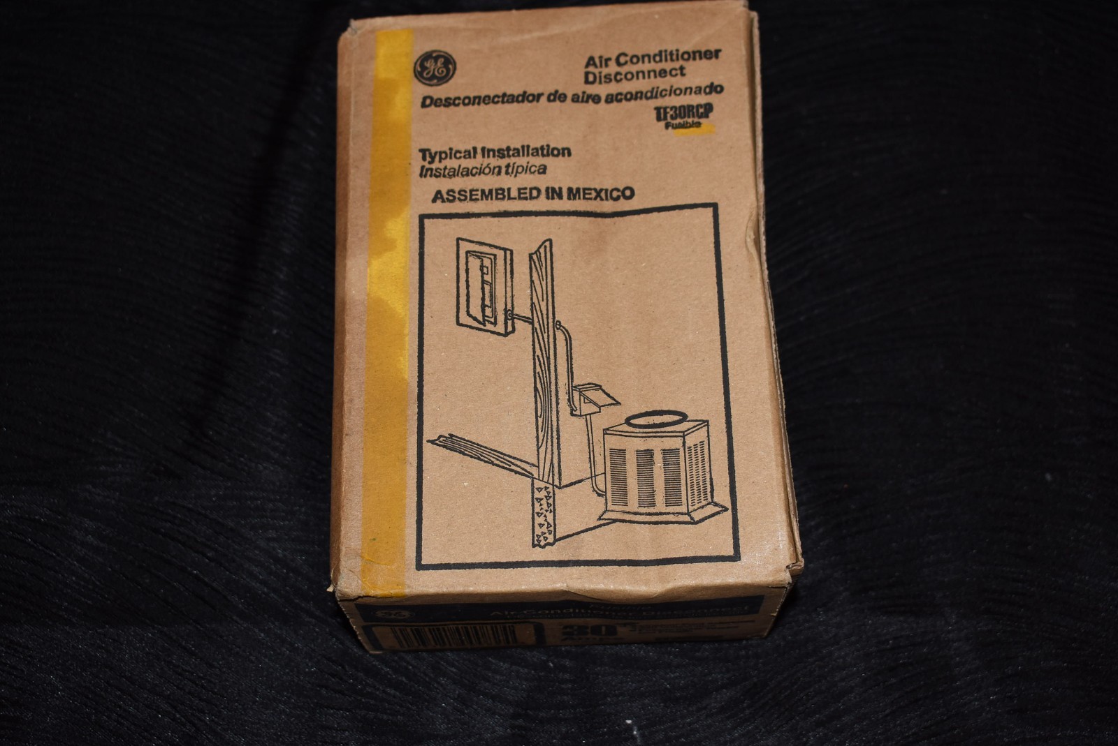GE TF30RCP 240V 30A AC Disconnect Safety Switch – Gray
