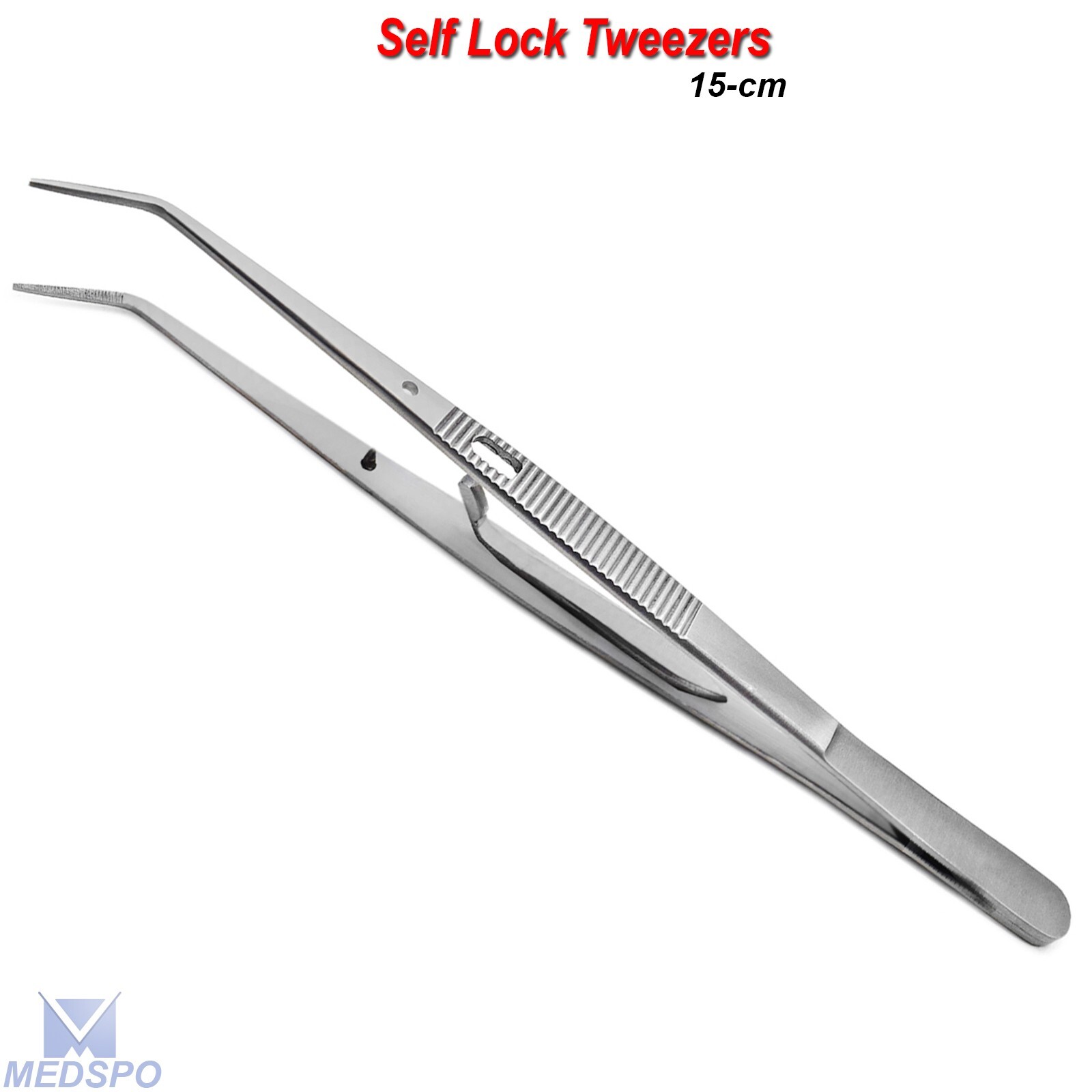 Surgical Cotton Dressing Tissue Tweezers Self Locking Forceps Dental Instruments