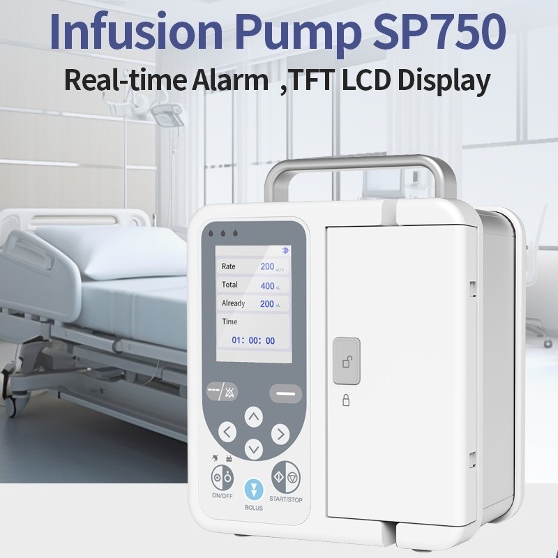 High-Precision Electric Infusion Pump 0.1-1800ml/h Adjustable Class II Type IPX