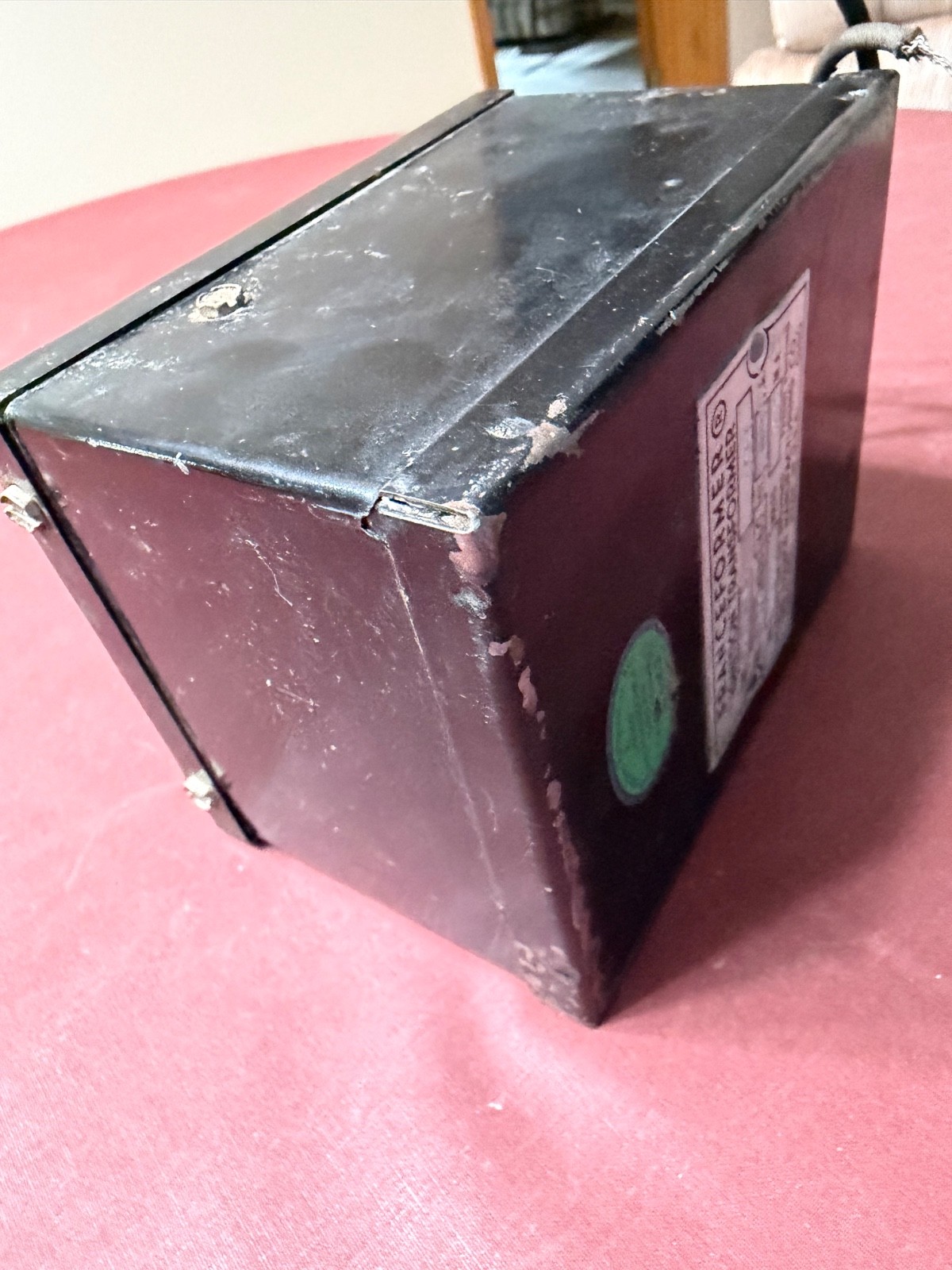 Vintage FRANCEFORMER IGNITION TRANSFORMER 3RADYR 17, Primary 120Volts-60CY-165VA