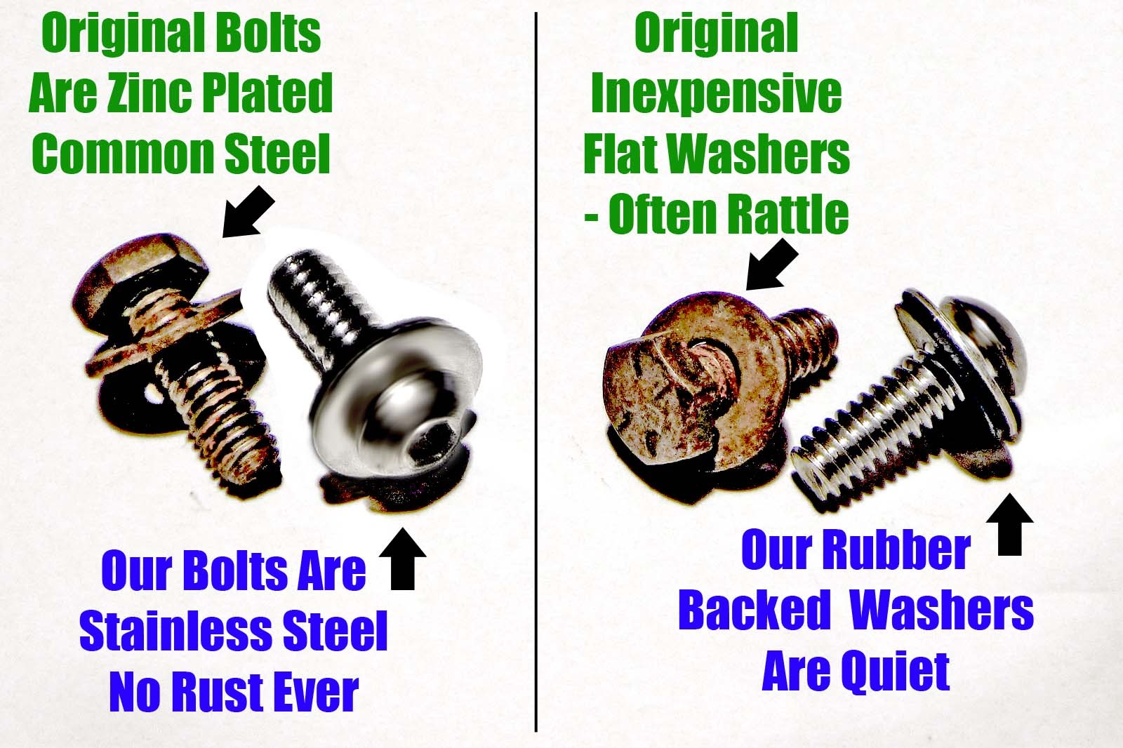 Massey-Harris Tractor Grille to Hood Bolts – 30, 33, 40, 444 etc – Stainless