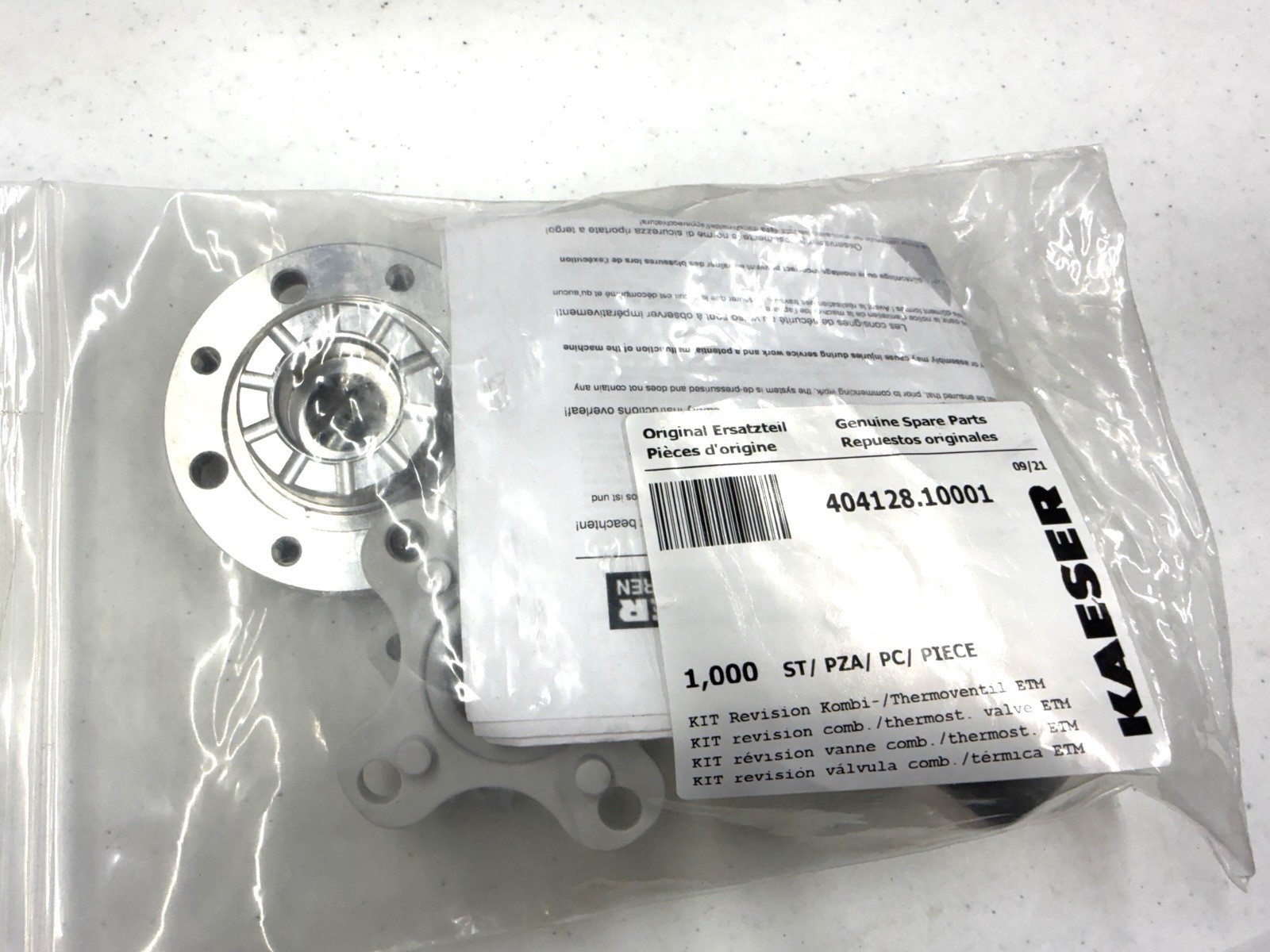 Kaeser 404128.10001 Thermal Valve Kit