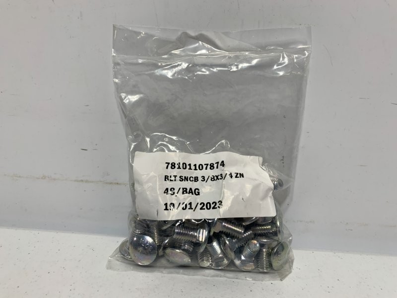 Eaton BLT SCB 3/8×3/4 ZN Carriage Bolt 3/8″x3/4″ Zinc Plated (lot of 48)