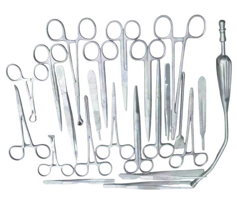 SET OF 23 PCS of VETERINARY GENERAL SURGERY SURGICAL INSTRUMENTS.