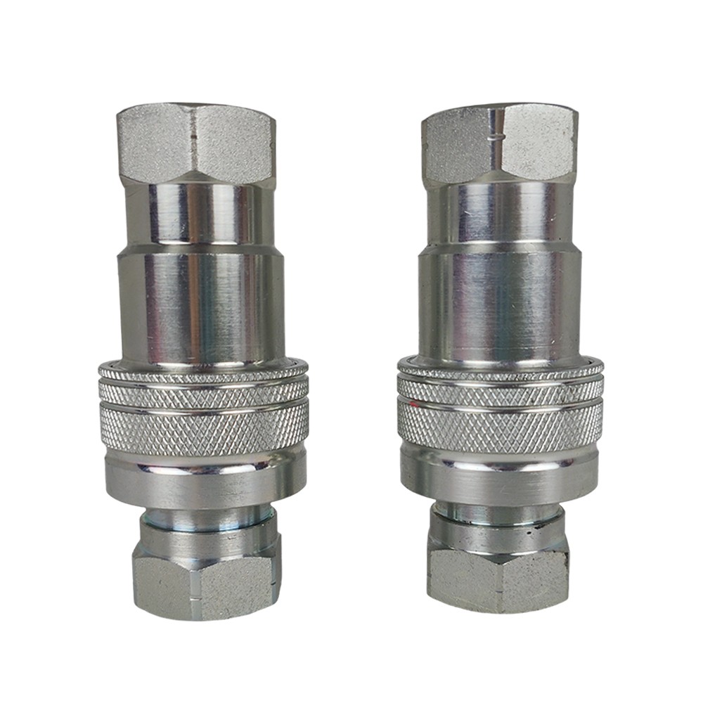 2Sets For Pioneer Ball Style 1/2″ NPT Hydraulic Coupler Quick Connect Coupling