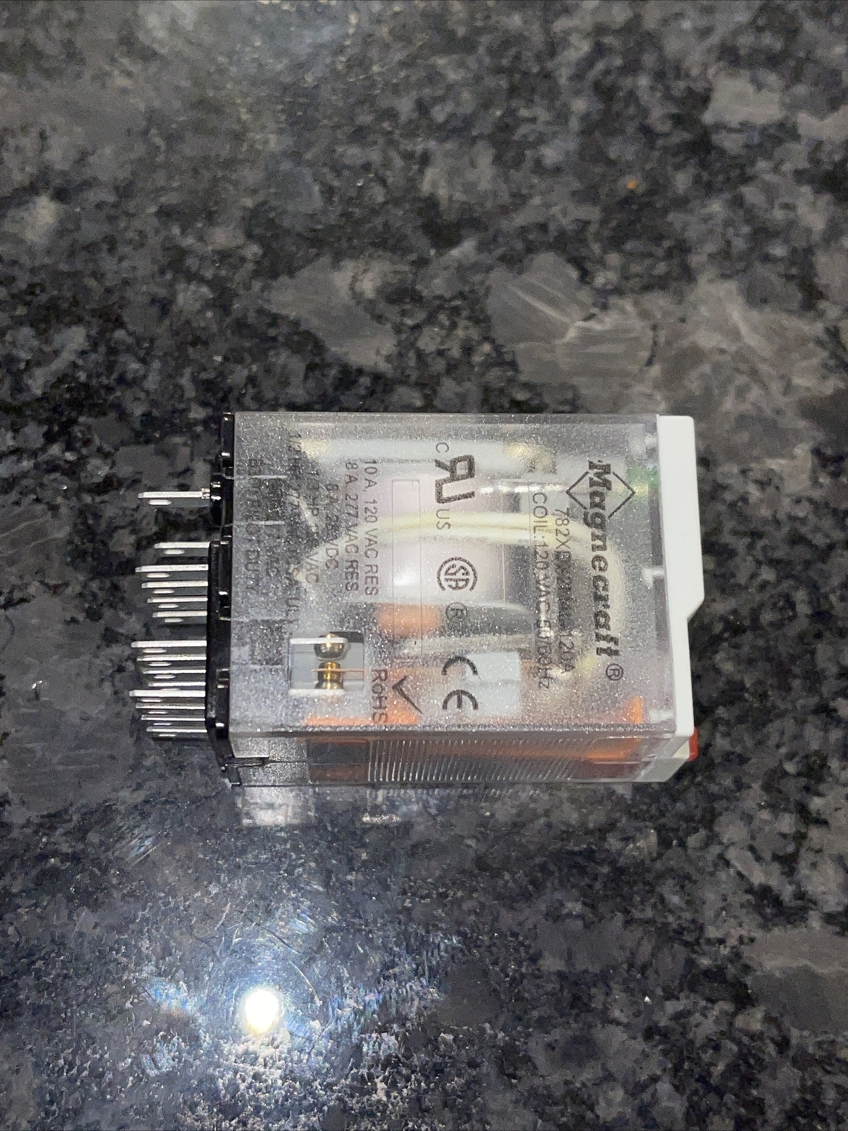 ICE CUBE RELAY-MAGNECRAFT 782XBXC-24A 2 Pole Relay, 24V AC