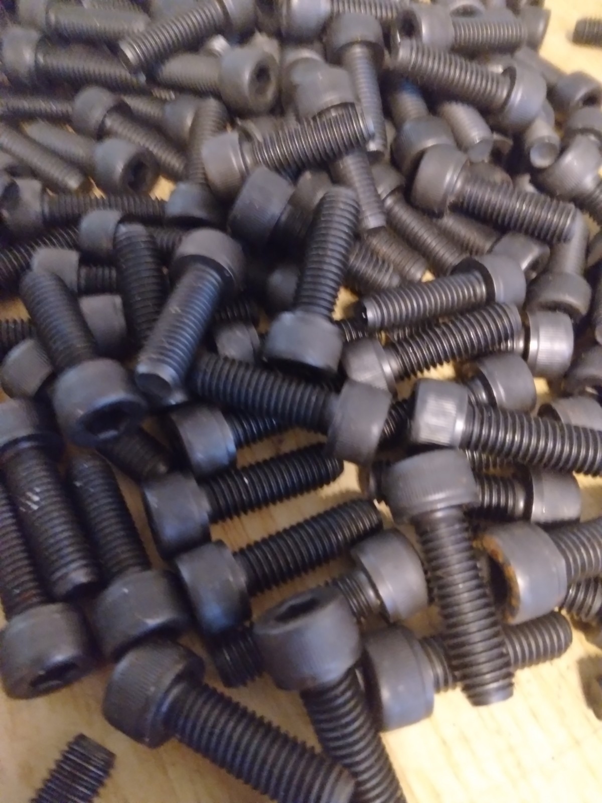 M8-1.25 x 25mm Socket Head Cap Screws, 12.9 Steel w/ Black Oxide DIN 912 50pcs