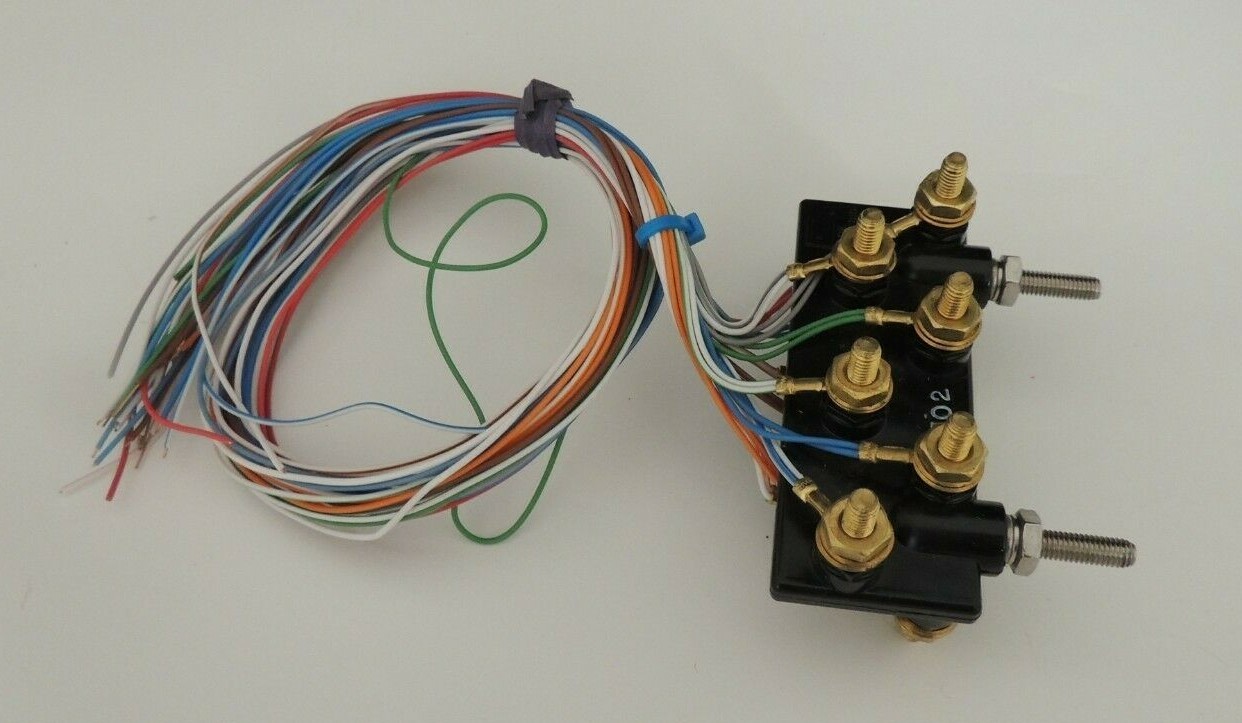 Six Pair 6pr 6 pr Telephone Terminal Hairy Block Reliable Cook Electric AT&T NEW