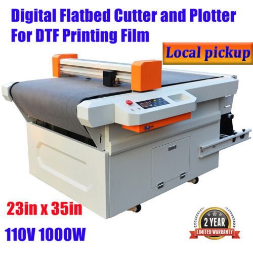 CALCA 60x90cm Auto Fed Flatbed Digital Roll Cutter For DTF Printing Film Pickup