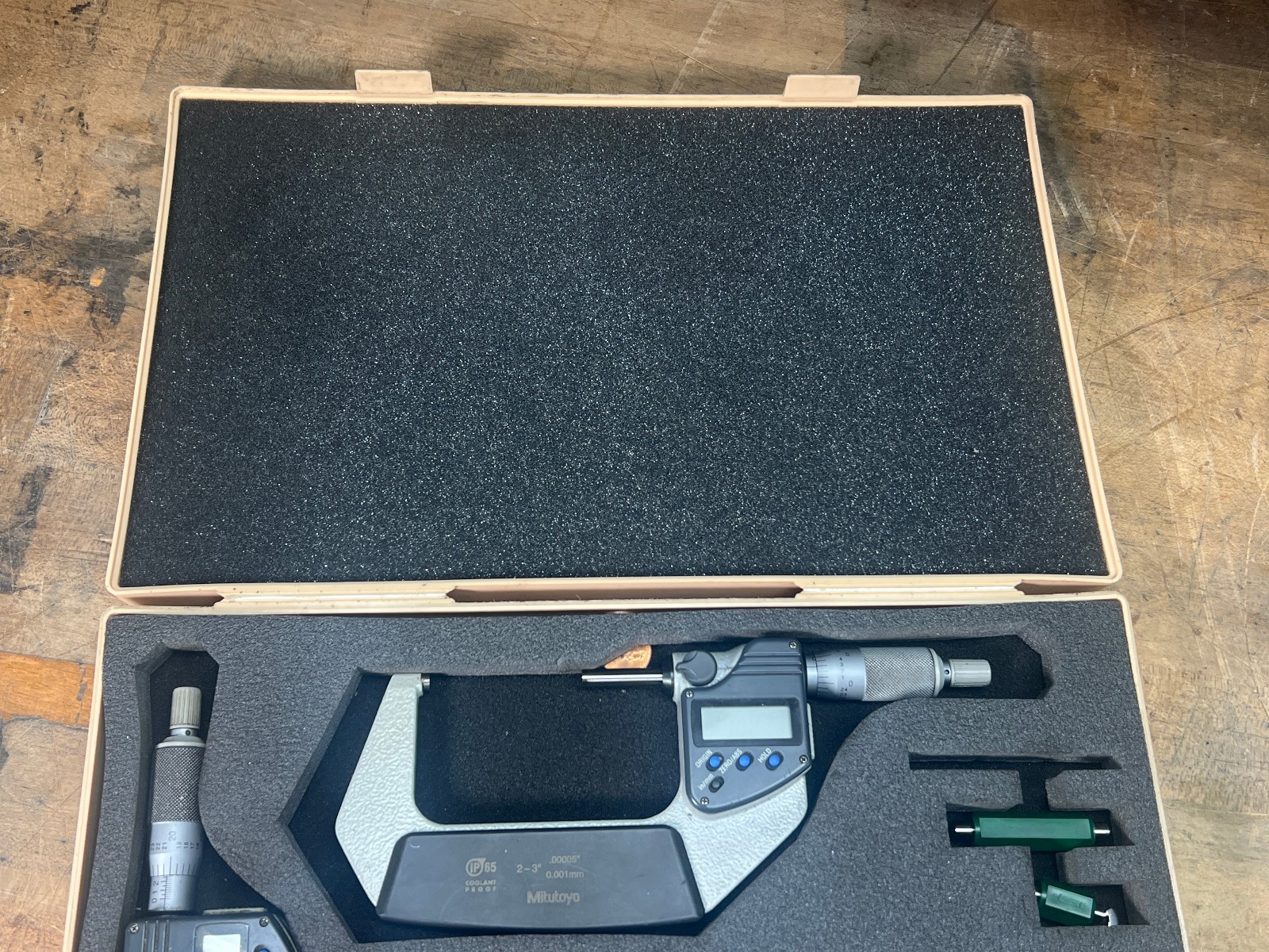 Mitutoyo Digital Electronic Micrometer set 0-1″ 1-2″ 2-3″ 293-331 293-332 / 330