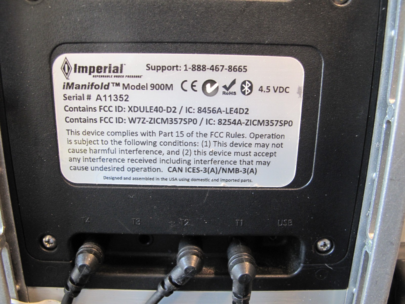 Imperial 900M Imanifold digital wireless hvac ac tech manifold refrigerant/freon
