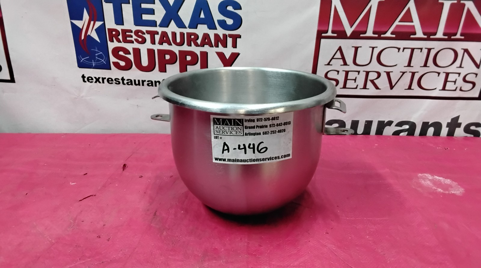 HOBART 12 QT BOWL A-200-12 Stainless Steel Mixing Bowl for A200