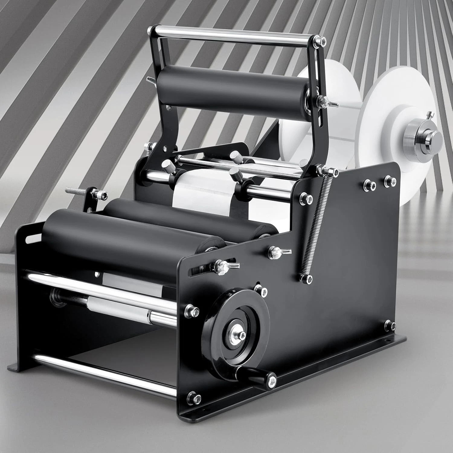 Manual Round Labeling Machine, 15-20pcs/min, Applicator for Round Bottles, Ad…