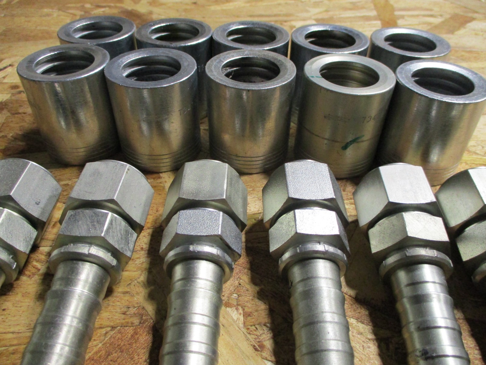 10-Pack Gates Hydraulic Hose Fittings 12GS-12FJX Female JIC 37° Swivel OEM | New