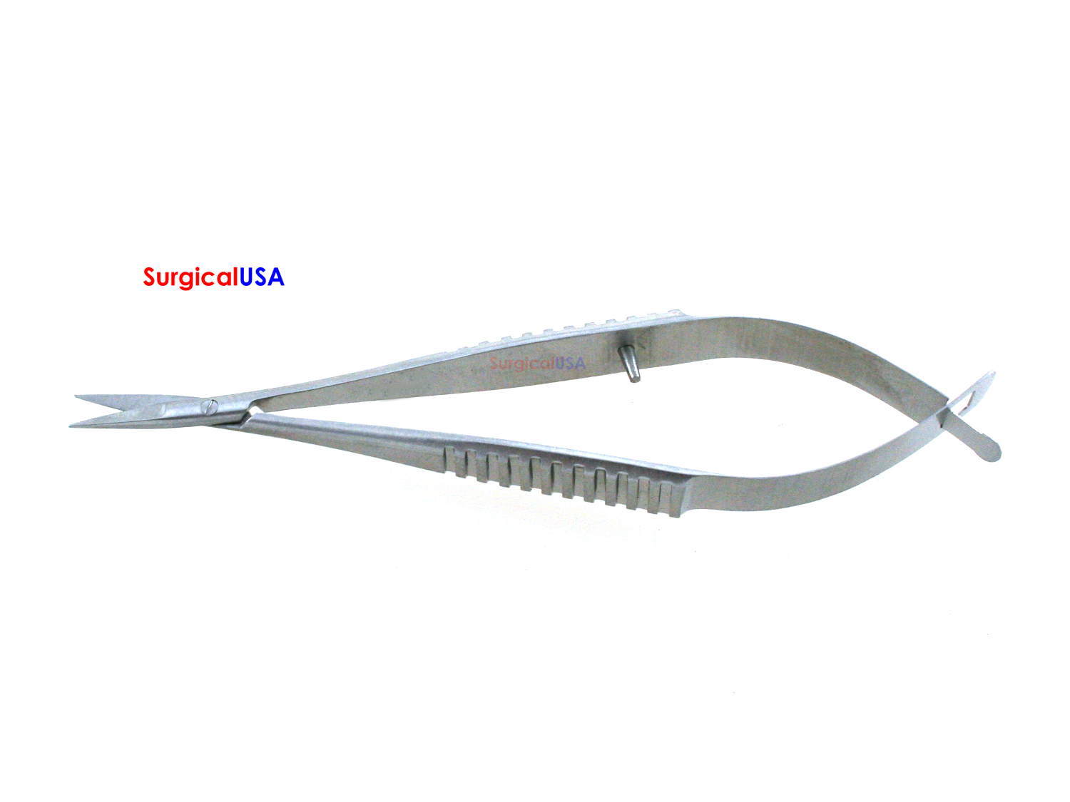 Micro Scissors 3.25inch Straight Super Fine Blades Thumb Spring Handle