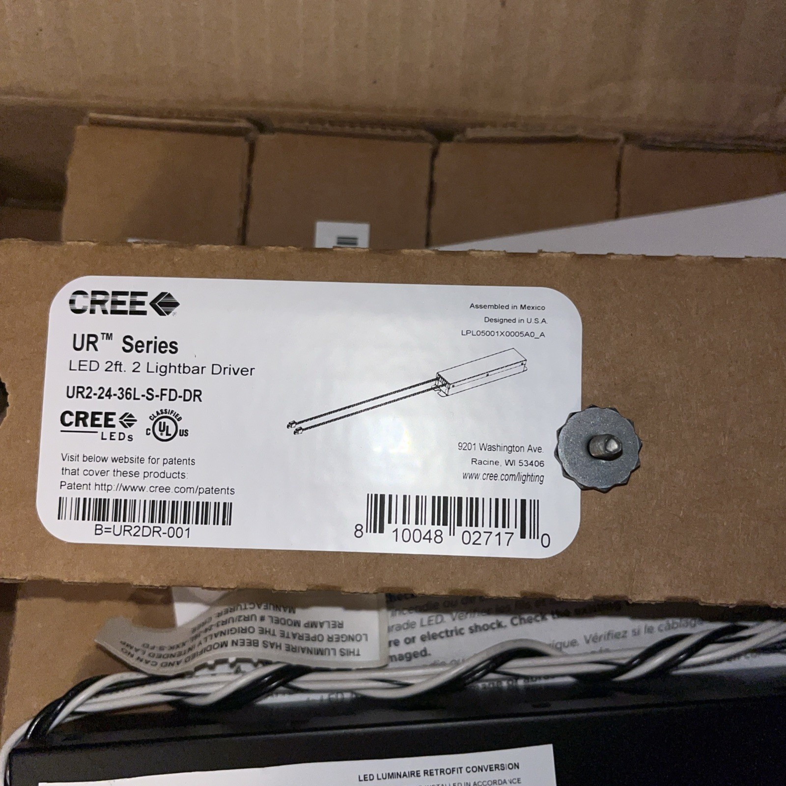 Lot of 10 – CREE UR2-24-36L-S-FD-DR Led 2 Foot 2 Lightbar Driver