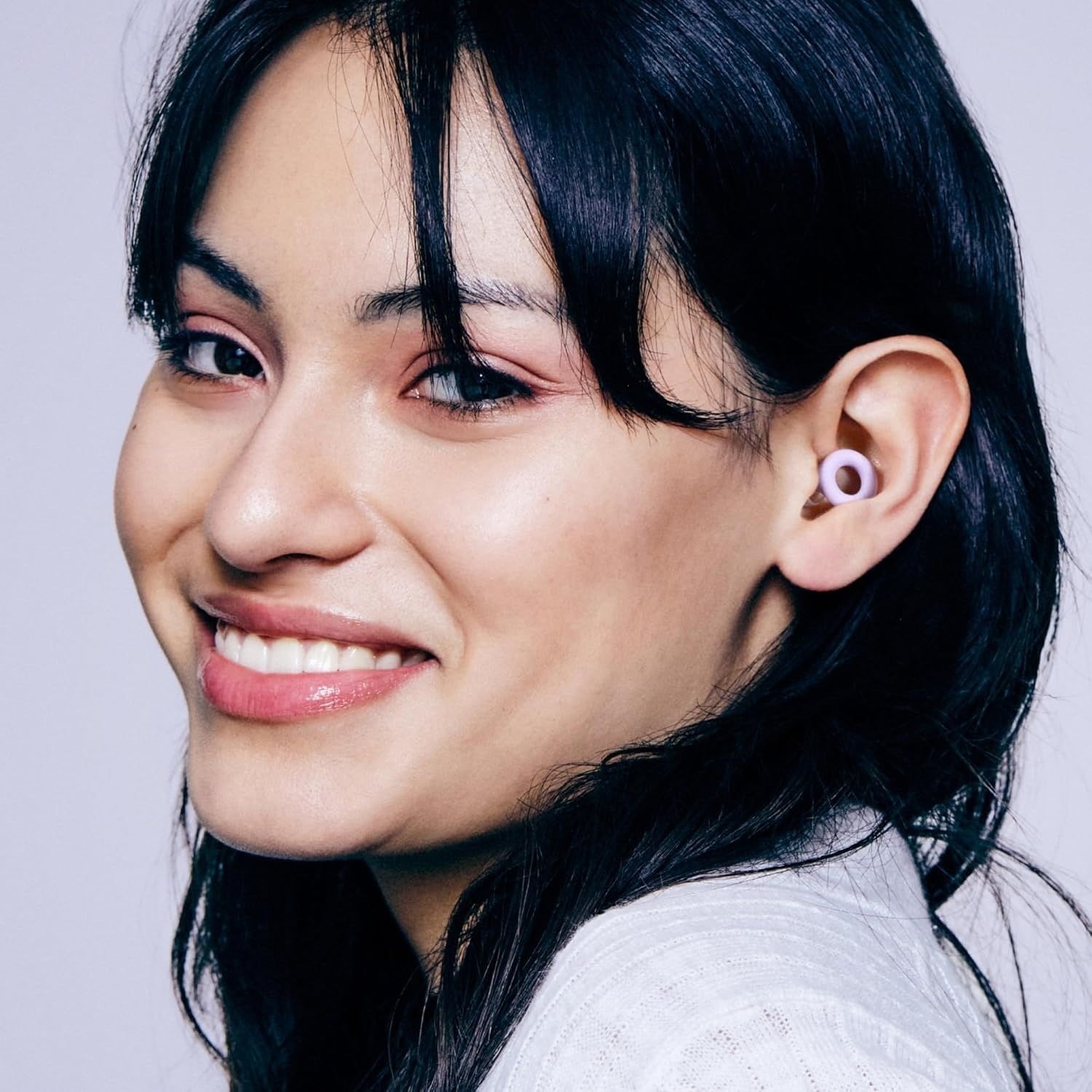 Loop Quiet 2 Ear Plugs Ultra-Comfy Reusable Noise-Reducing Earplugs VIOLET