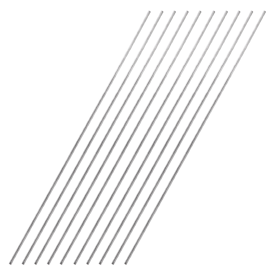 10pcs Solid Round Rod 304 Stainless Steel 1.5mm x 300mm for RC DIY Craft