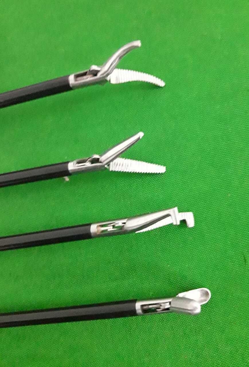 Laparoscopic 5 mm Maryland Mixter 45 Degree Biopsy Spoon Needle-Nose Grasper