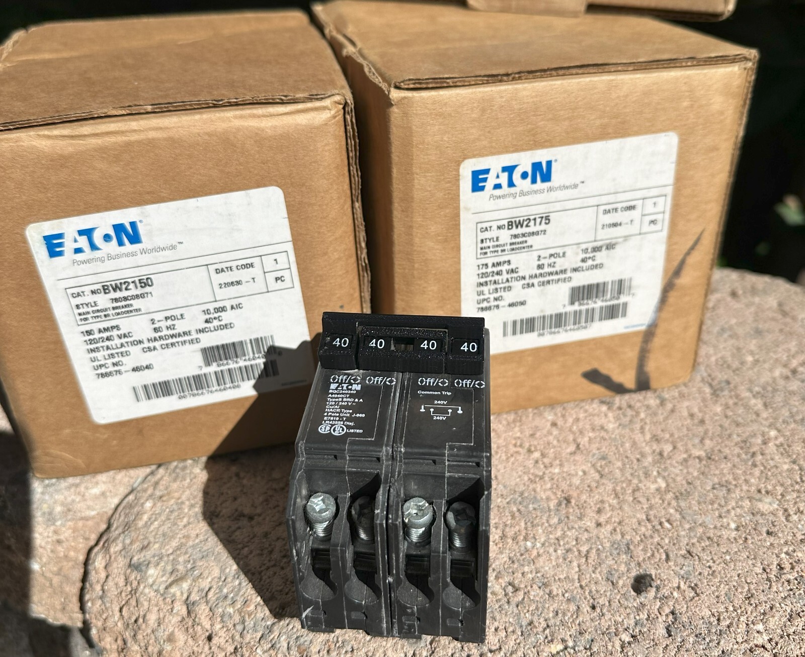 Eaton Quad Outside Handle Tie Handletie Common Trip BR BQ THOW ( 10 Pack )
