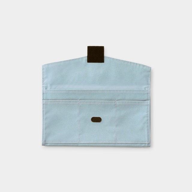 Traveler’s Company TO&FRO Zipper Case Blue Gray KITE Polyester Japan