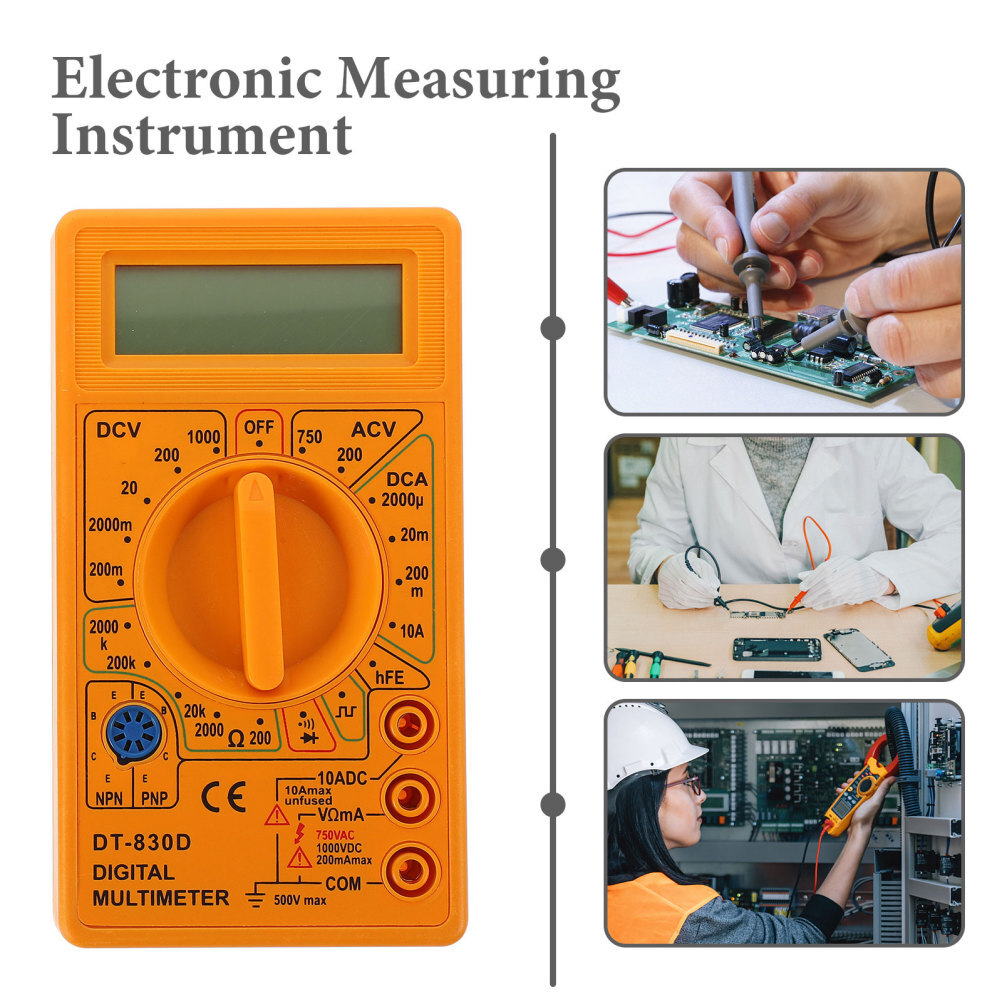 Digital Test Tool Volt Meters and Multimeters Voltage Tester