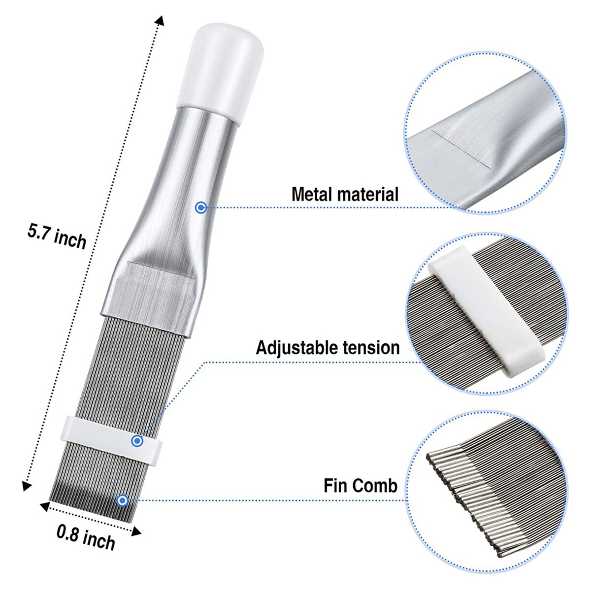 2 Pack AC Air Condenser Fin Straightener Cleaner Comb Radiator Repair Tool DIY