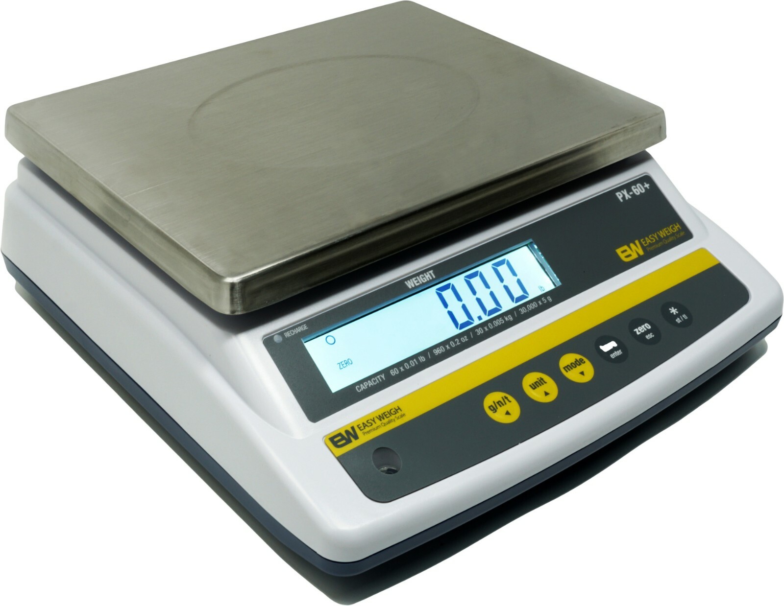 Easy Weigh PX-6 x 0.001 LB Capacity Battery Operated Portion Control Scale NTEP