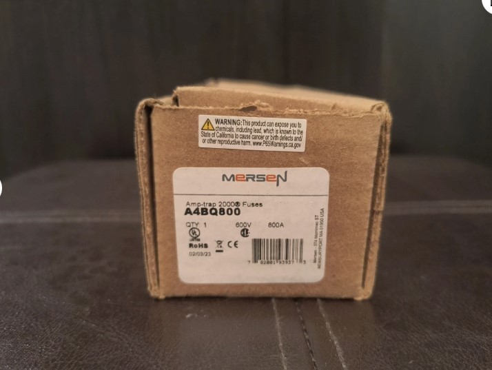 Mersen Ferraz Shawmut A4BQ800 800A 600V AC Time-Delay Class L Fuse