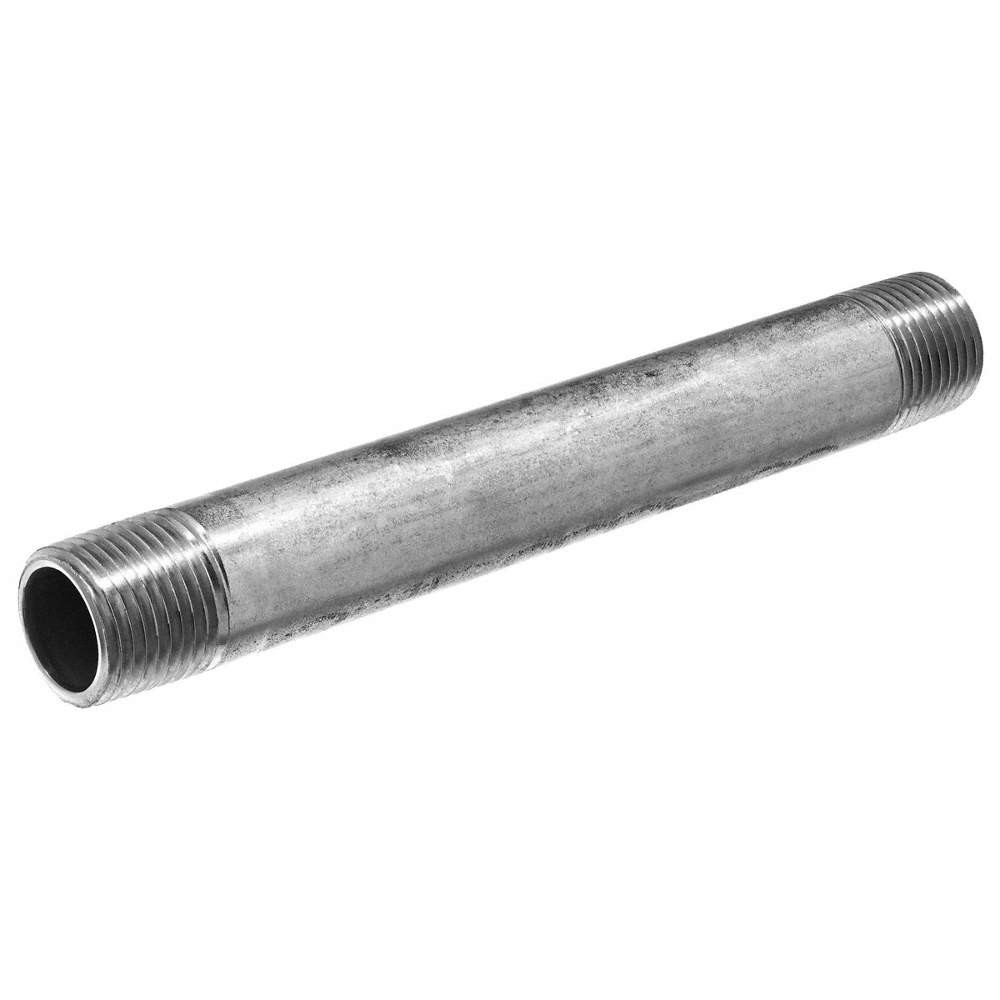 GRAINGER APPROVED Nipple,For Air,2 5/64 in I.D.,Aluminum 61LP36