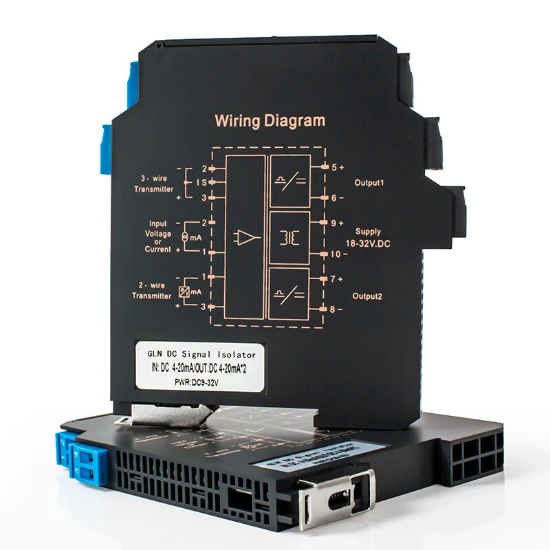 Analog Signal Transmitter 4-20mA 0-20mA Ultra-Thin Isolator 0-10V 0-5V 1-5V