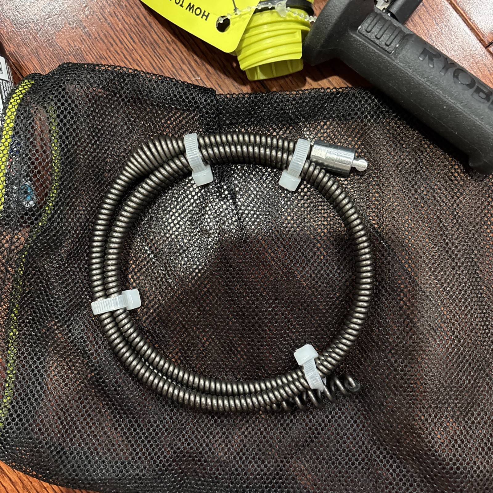 NEW Ryobi Lithium 3’ Drain Auger Kit UsbC 2AH Cordless FVPC55K Full Kit