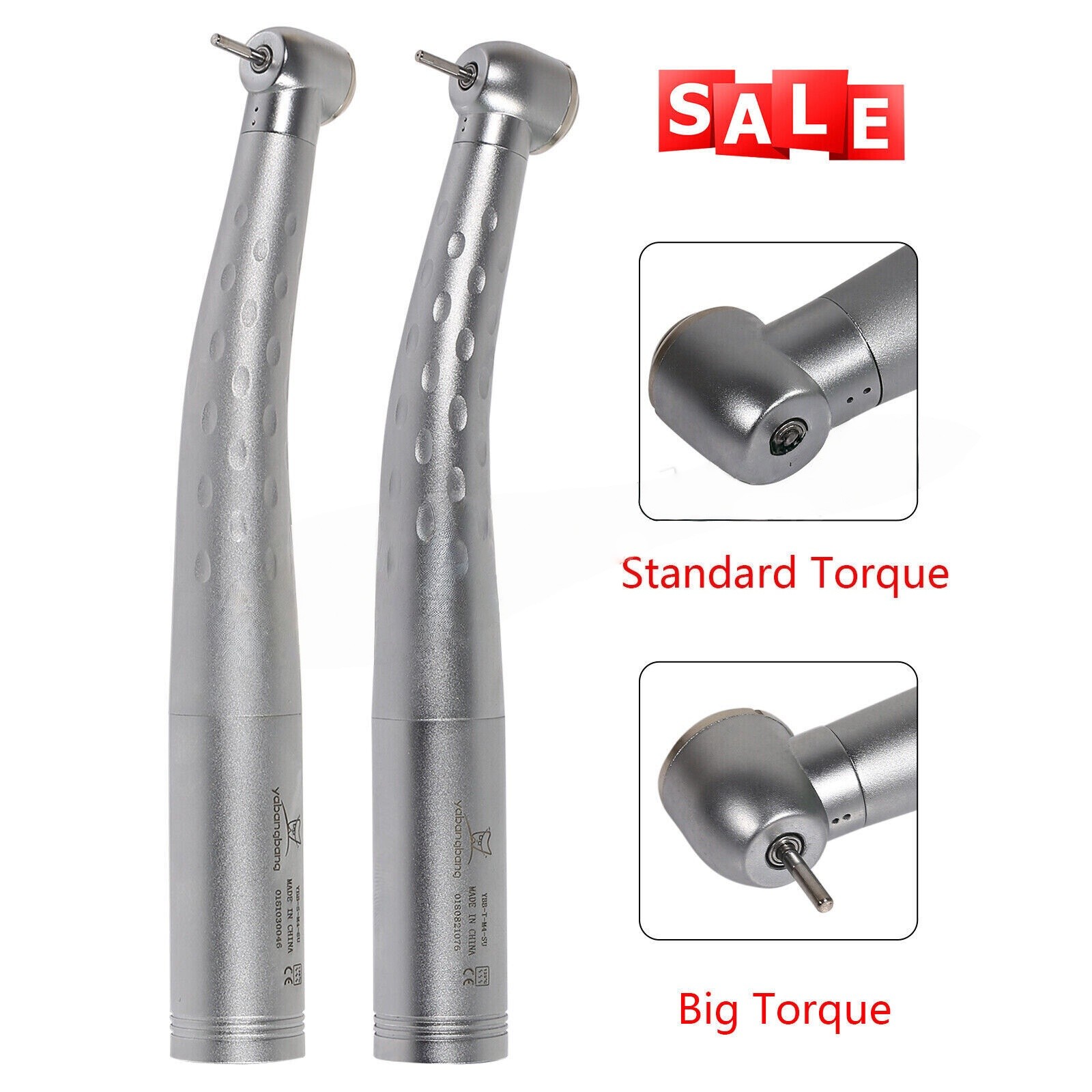 KAVO Style Dental Fiber Optic High Speed Handpiece LED Quick Coupler 4Hole 6 Pin
