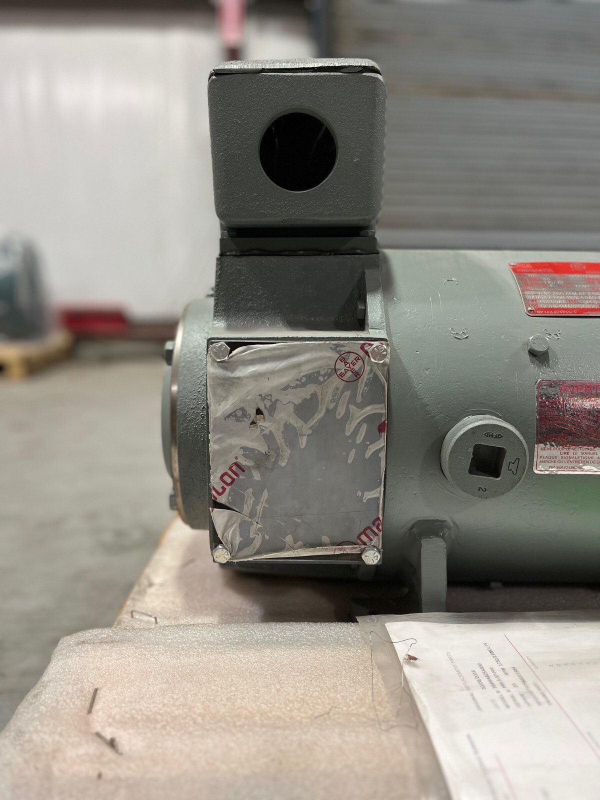 GE KINAMATIC DC 20HP LOW VOLTAGE ELECTRIC MOTOR