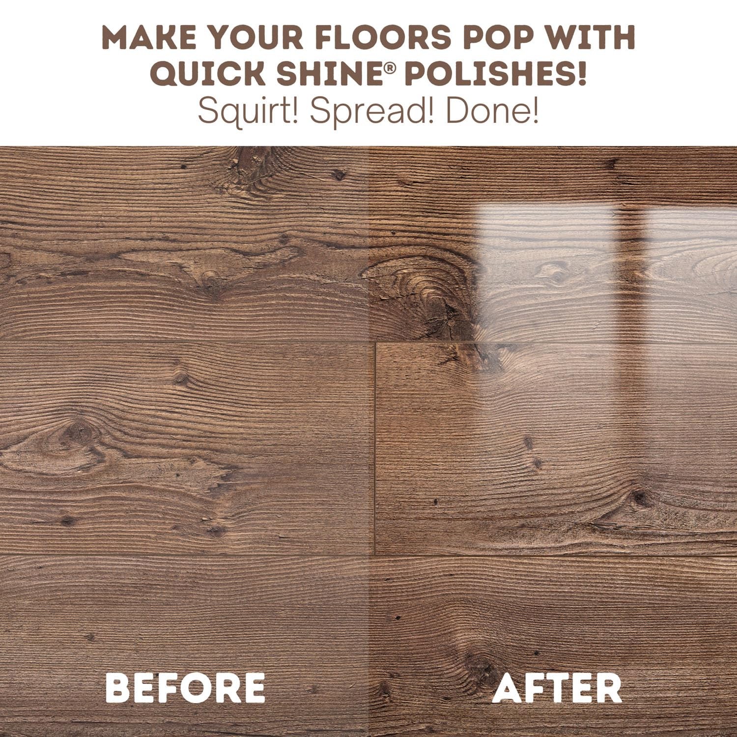 Quick Shine Hardwood Floor Luster-Polish 27oz | 27 Fl Oz (Pack of 1)