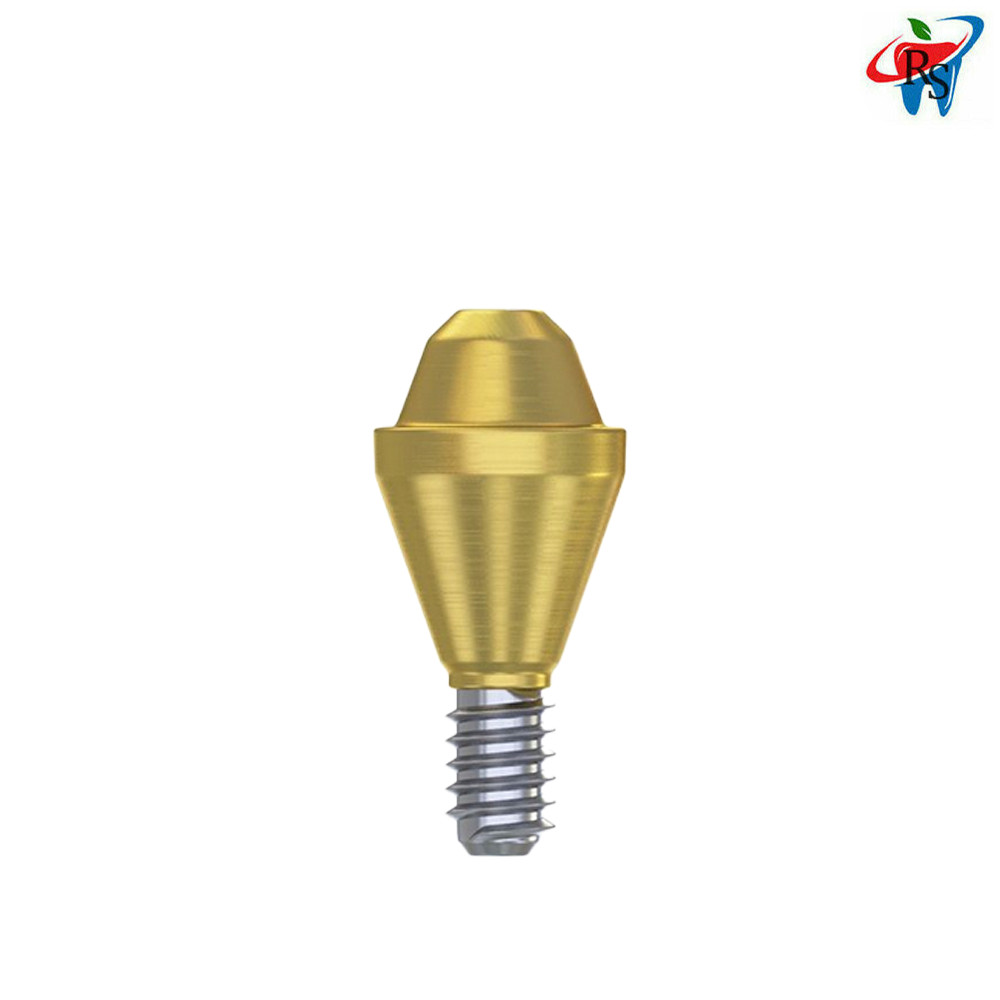 1x Kit Prosthetic Straight Multi Unit 1.6 NP Conical Connection 2.25 Titanium