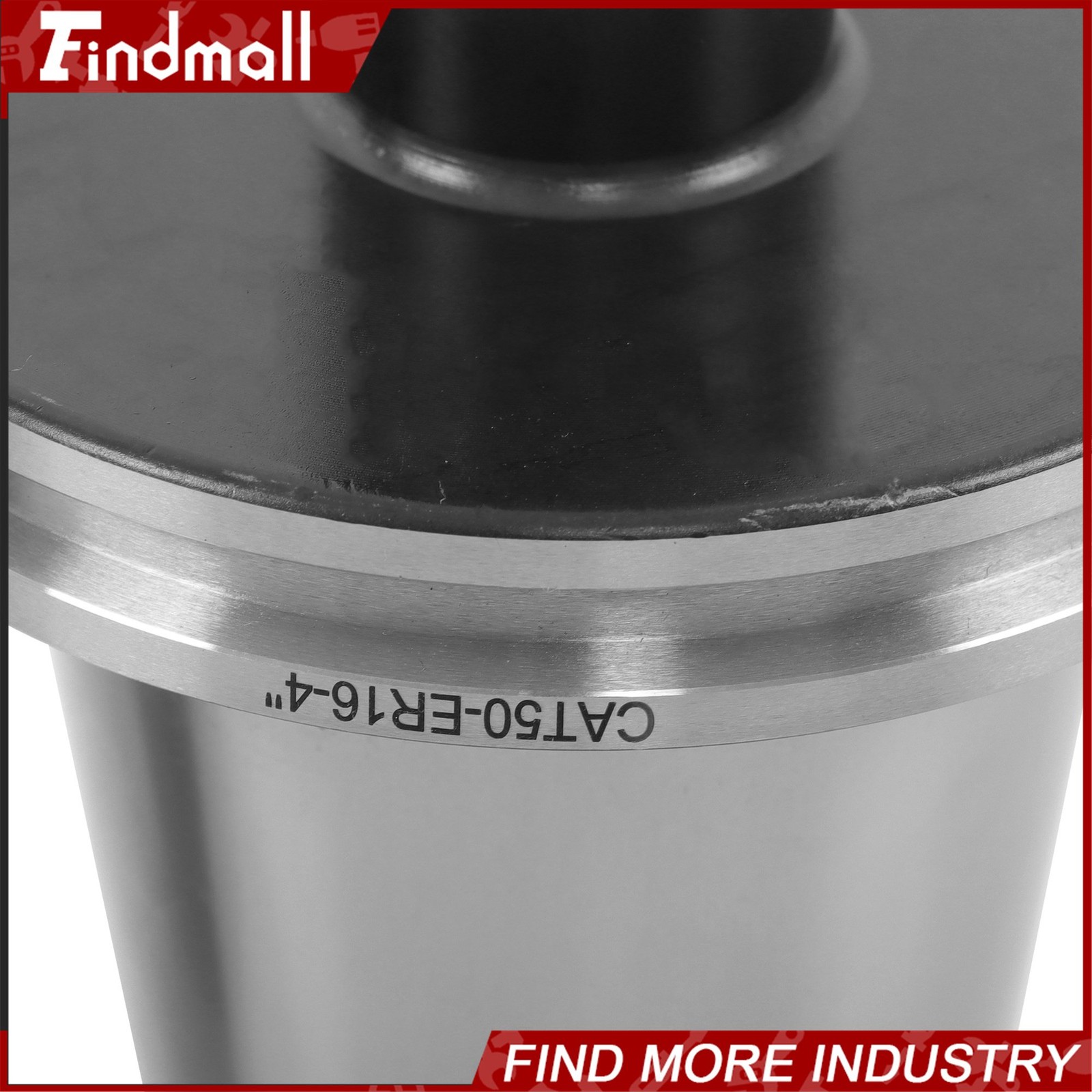 Findmall 2 Pcs CAT50 ER16 Collet Chuck Set 4″ Projection for CNC Mills